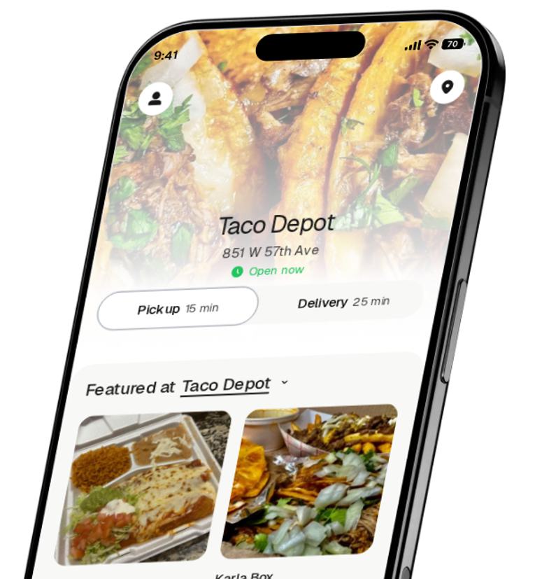 Taco Depot app preview